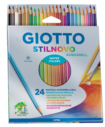 (255800ES) LAPIZ DE COLOR GIOTTO X24 ACUARELAB - ESCOLAR - LAPICES