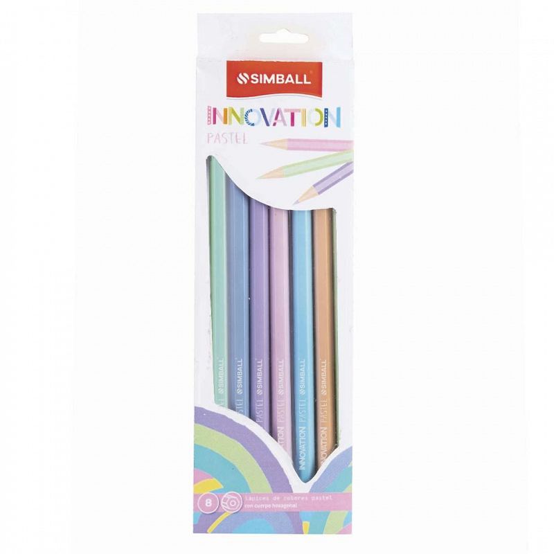 (59408) LAPIZ DE COLOR INOVATION X8 PASTEL - ESCOLAR - LAPICES