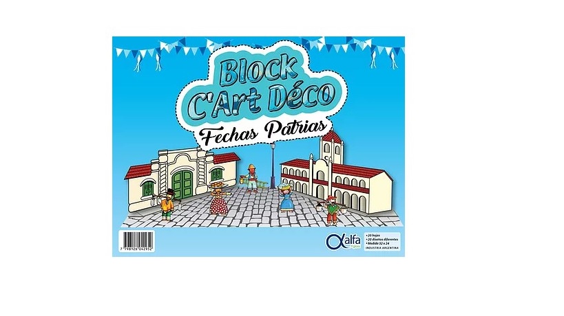 (PPG32) BLOCK CARTULINA 32X24 20HJS FECHAS - COMERCIAL - BLOCK